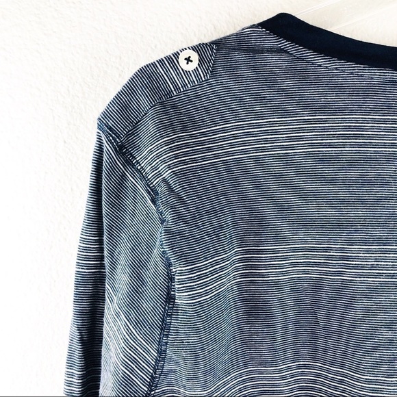 Men’s American Rag Blue Stripe Long Sleeve Medium - Picture 3 of 6